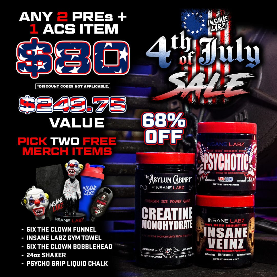 4th of July: $80 Mix n Match Any 2 Pre + ACS Product + 2 Merch