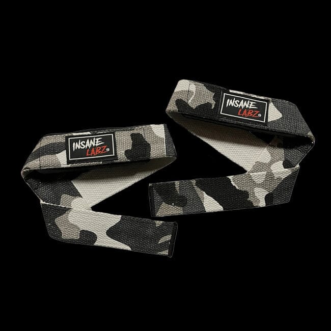 Cotton Lifting Straps Black Camo