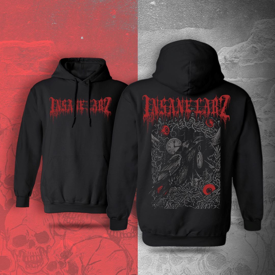 Black Death Metal Hoodie