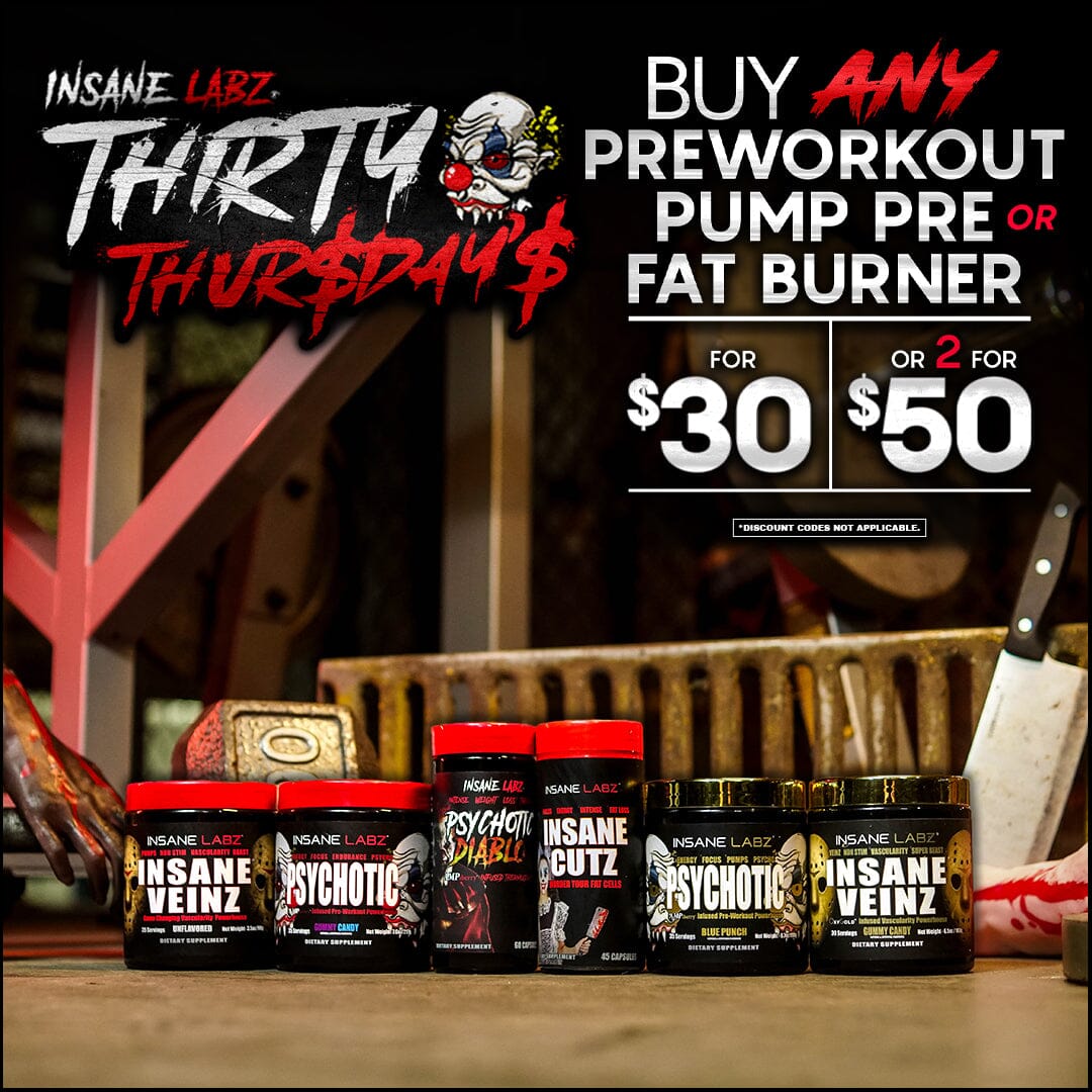 Thirty Thursday - Apr 17 | Any Energy, Pump or Burner | $30 or 2 for $50 Default Title #MWS Options 1