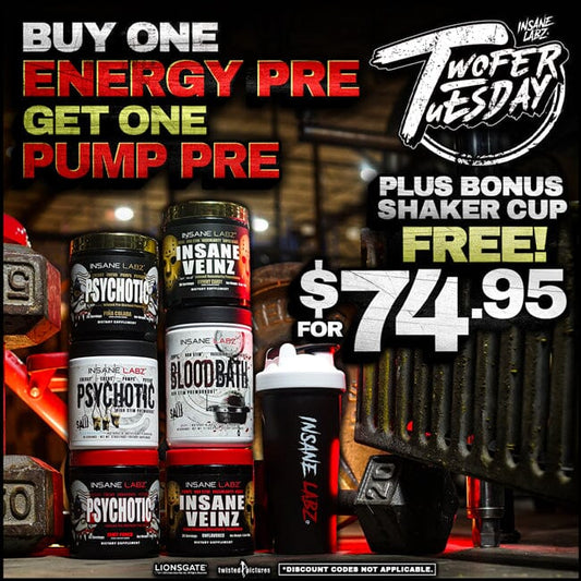 Thirty Thursday - Buy Energy Pre Get Pump Pre + BONUS Shaker Cup FREE - Apr 16 