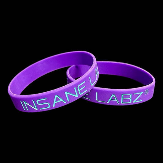 Insane Labz Wristbands Insane Labz Purple/Teal Original Logo 