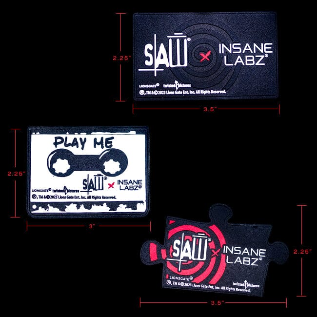 SAW x Insane Labz Patches