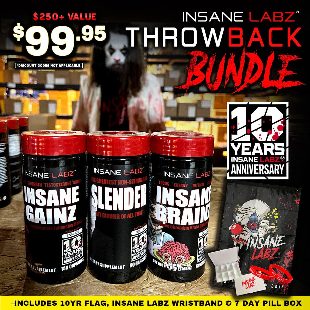 Throwback Bundle - Focus, Gainer & Non-Stim Burner + 10 Year Merch