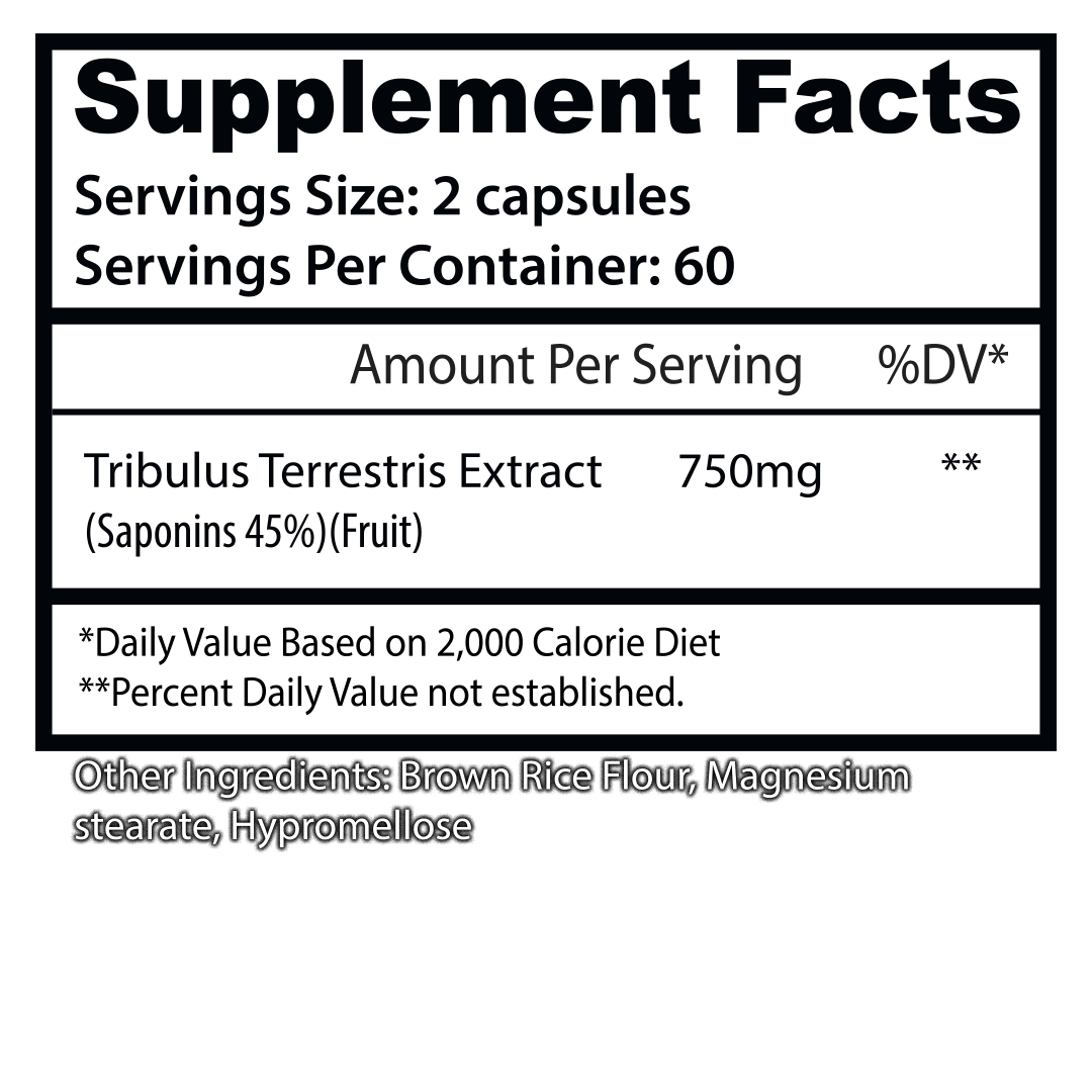 Asylum Cabinet Tribulus Capsules