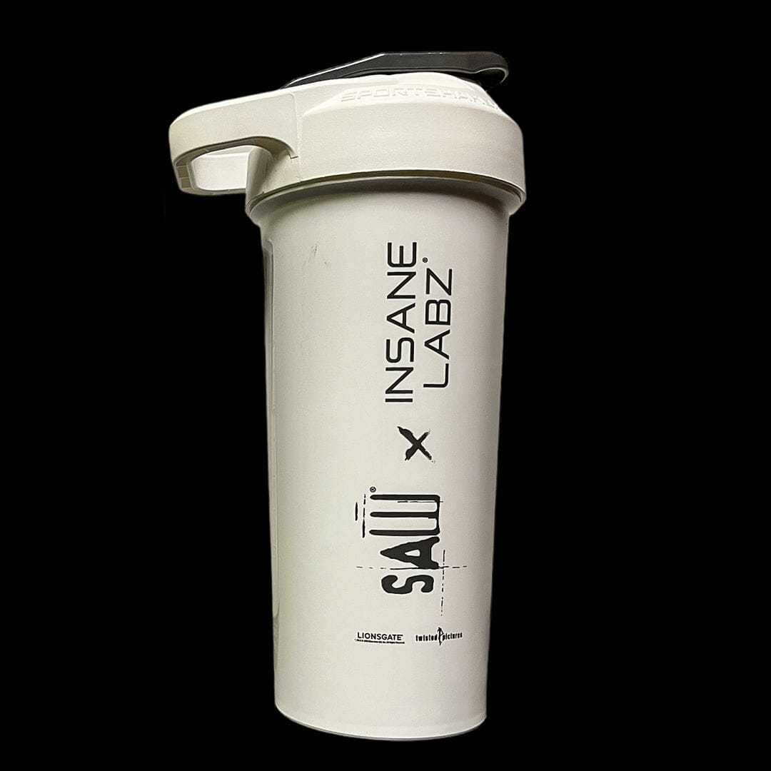 SAW x Insane Labz SportShaker White with White Lid 