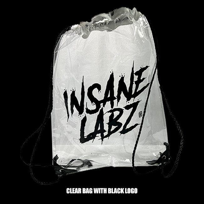 Insane Labz Drawstring Bag Clear