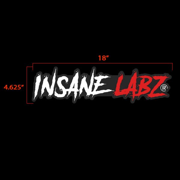 Insane Labz® Danger Logo Decal (18") - Insane Labz
