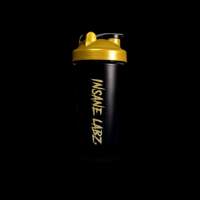 Shaker Cups 24oz Black w/Gold Lid