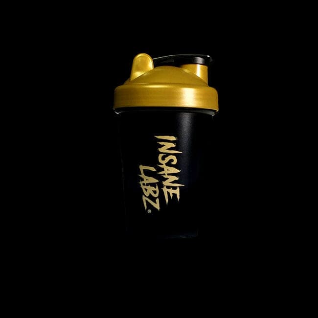Shaker Cups 14oz Black w/Gold Lid