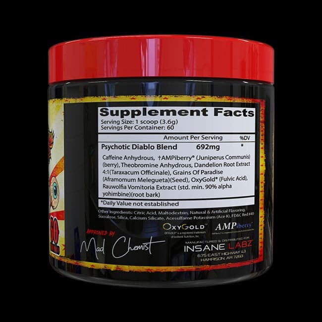 Psychotic Diablo Powder - Cherry Lemonade