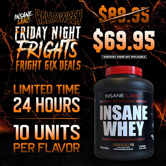 FNF 6IX: $69.95 Insane Whey (60 svgs) Flash Sale 