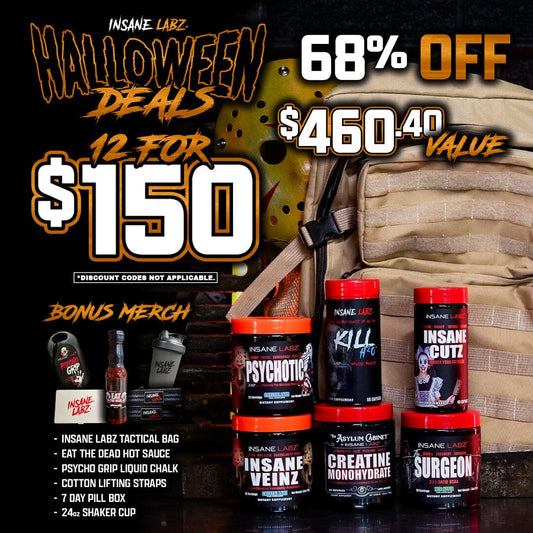 Halloween Deals: 12 for $150 [$460.40 Value] Default Title #MWS Options 1 
