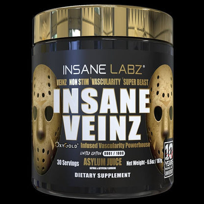 Insane Veinz Gold LTD EDITION Asylum Juice 