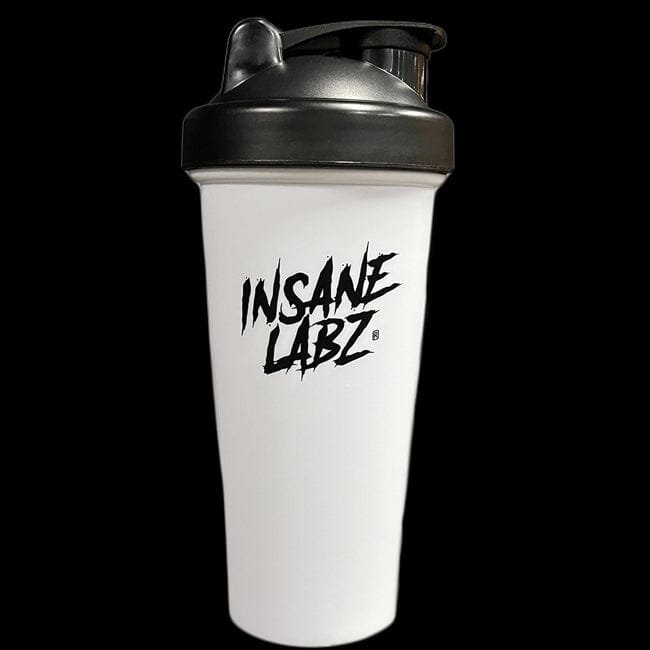 Shaker Cups 24oz White w/Black Lid 