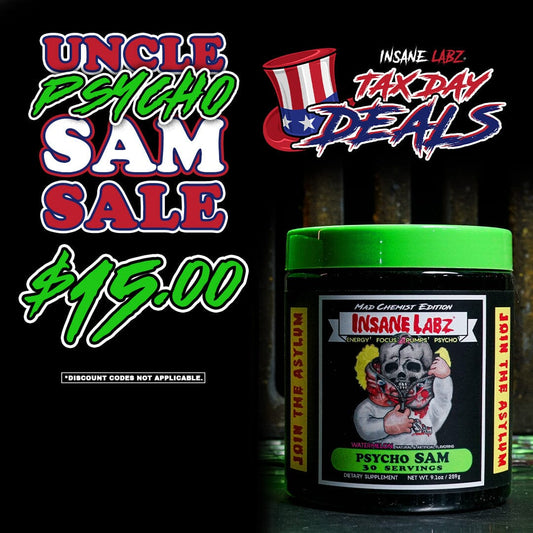 Tax Day Deal "Uncle" Psycho Sam 