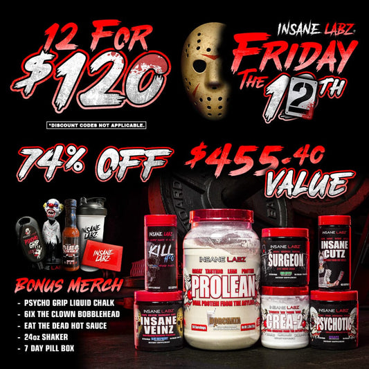 Friday the 12th Deal: 12 for $120 [$455.40 value] 