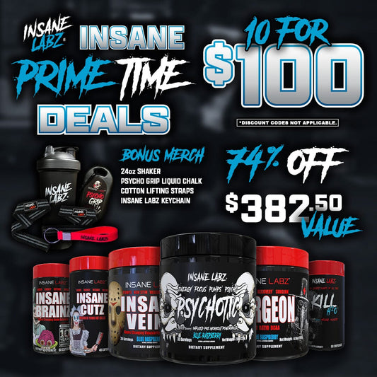 Insane Prime Time Deals 10 for $100 