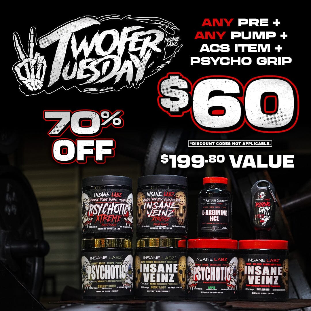 Twofer Tuesday: Pre + Pump + ACS + Psycho Grip 