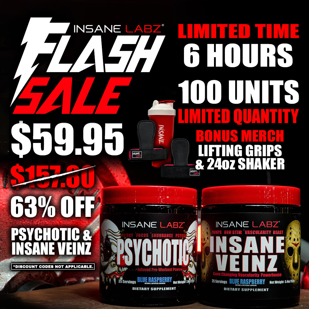 Flash Sale: $59.95 Psychotic + Insane Veinz [Plus BONUS MERCH]