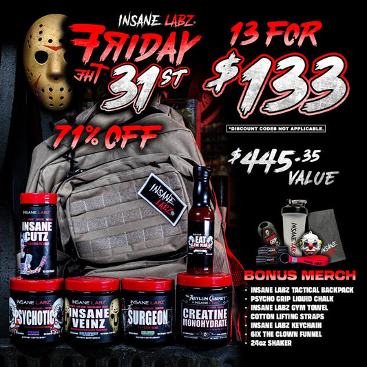Friday the 31st | 13 for $133 