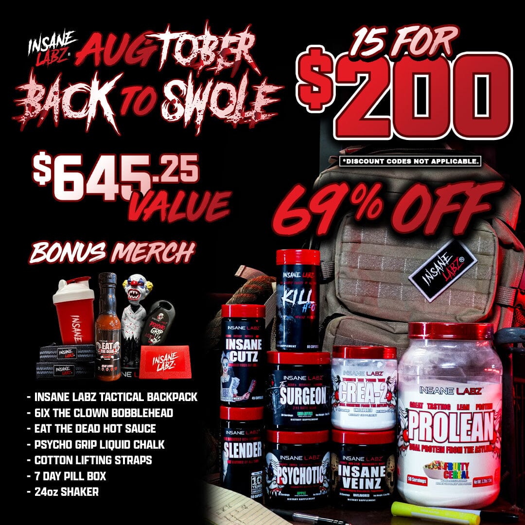 augTOBER: Back to Swole Sale: 15 for $200 