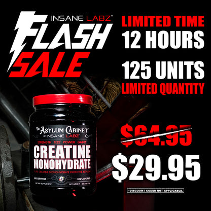 $29.95 200 Servings Creatine Monohydrate Flash Sale
