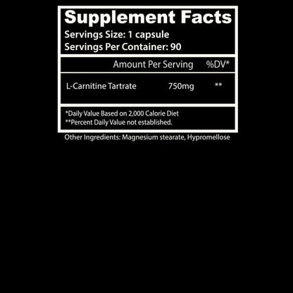 Asylum Cabinet L-Carnitine Capsules 