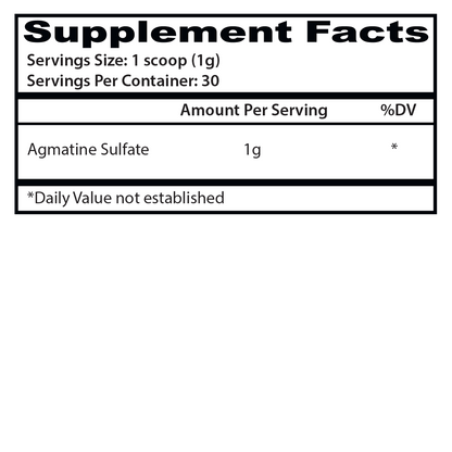 Asylum Cabinet Agmatine Sulfate 