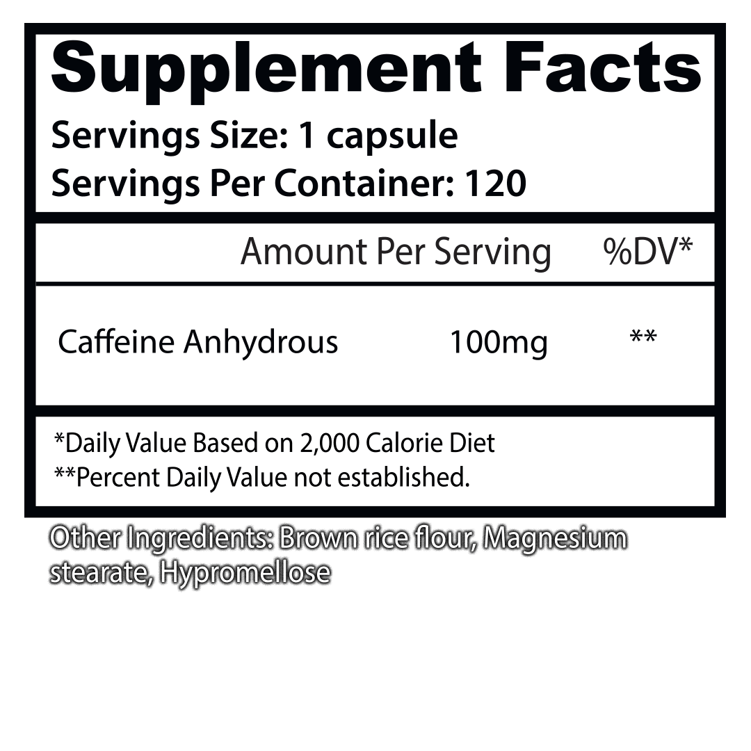 Asylum Cabinet Caffeine Capsules 