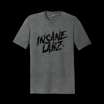 Insane Labz Shattered Logo Tee Charcoal [Black Logo] S 