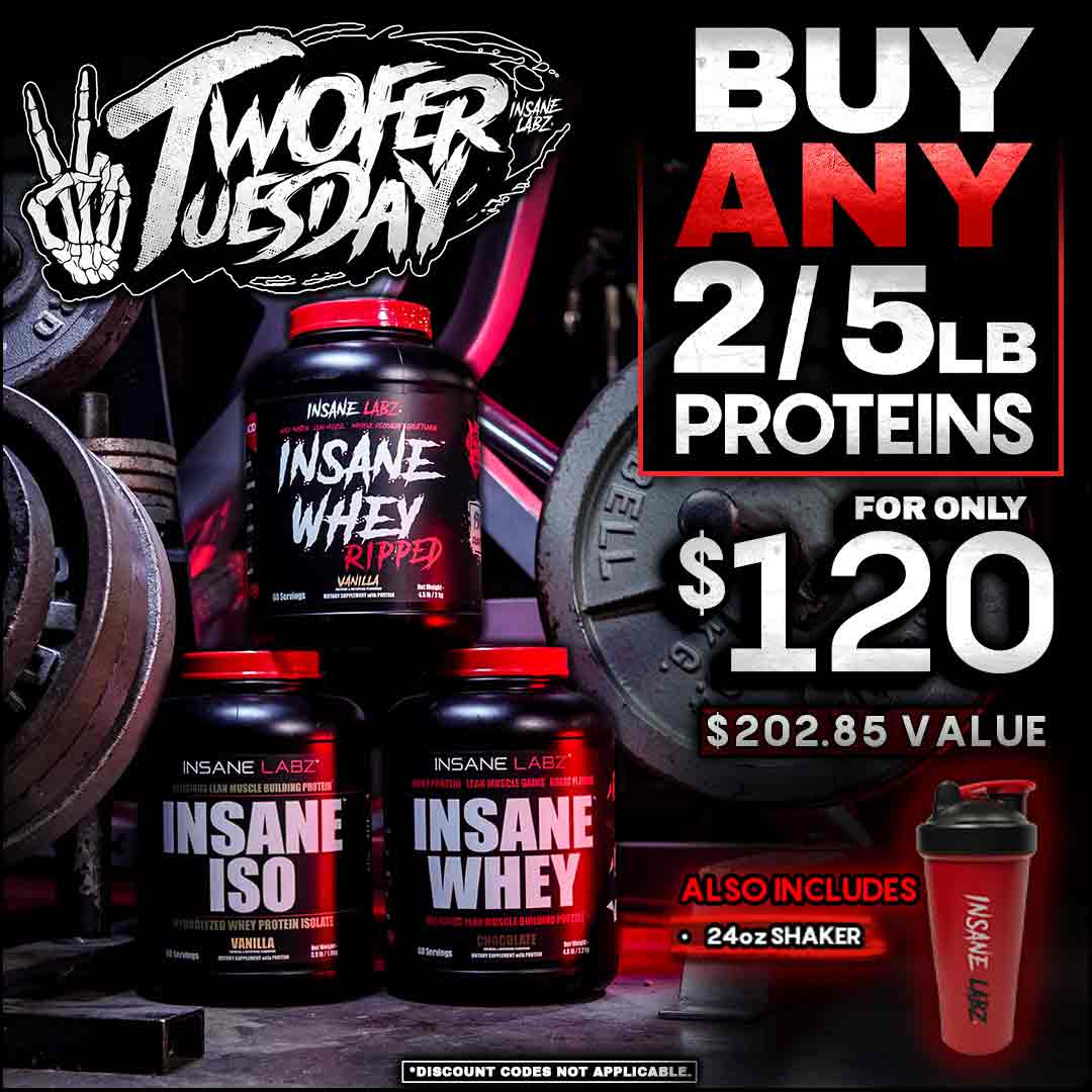 Twofer Tuesday [Buy ANY 2 60 Svg Proteins + Shaker] - $120 