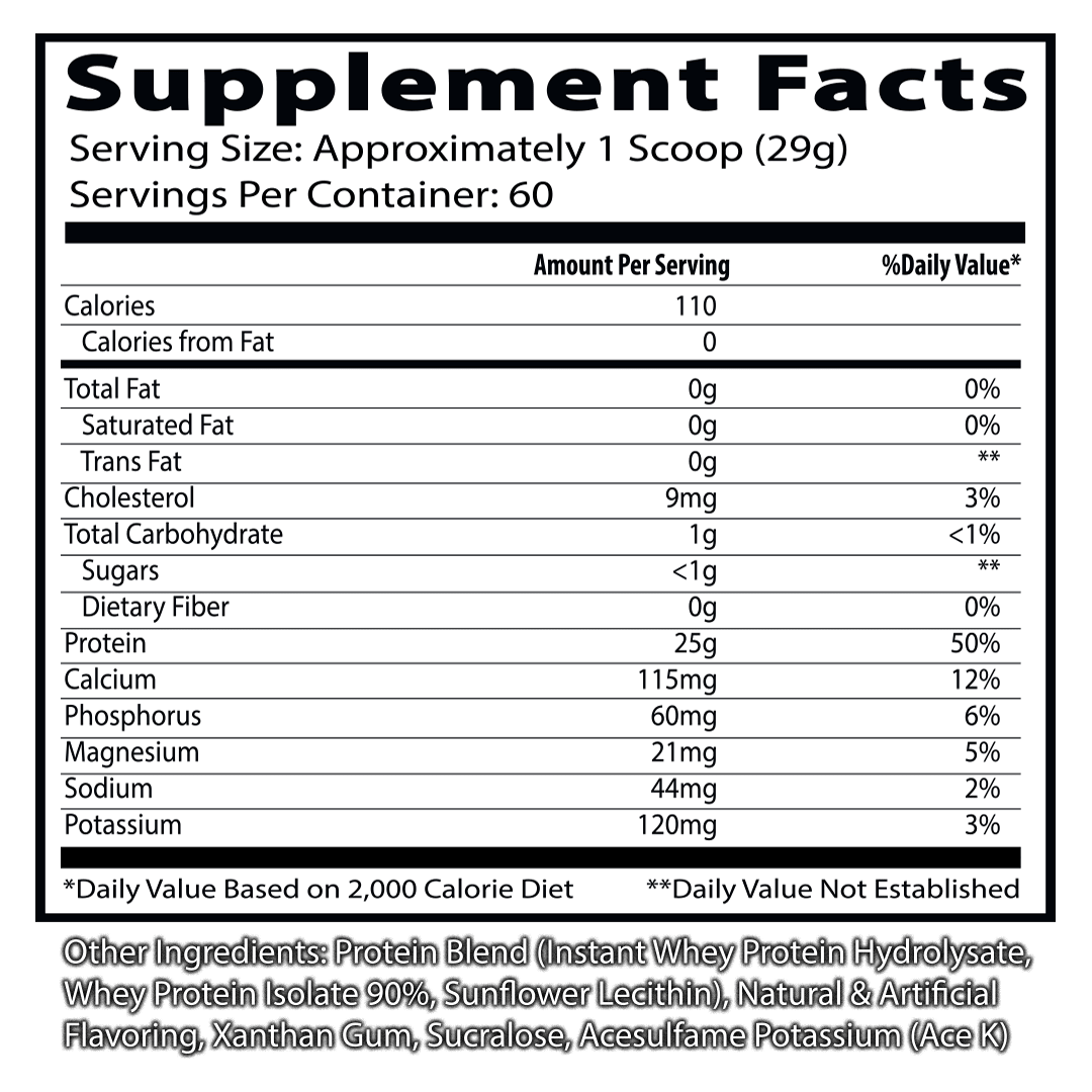 Insane Iso - Premium Whey Isolate (60 svgs) 