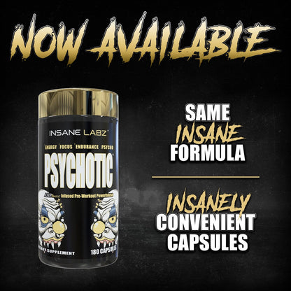 Psychotic Gold 30 Capsules Unflavored 