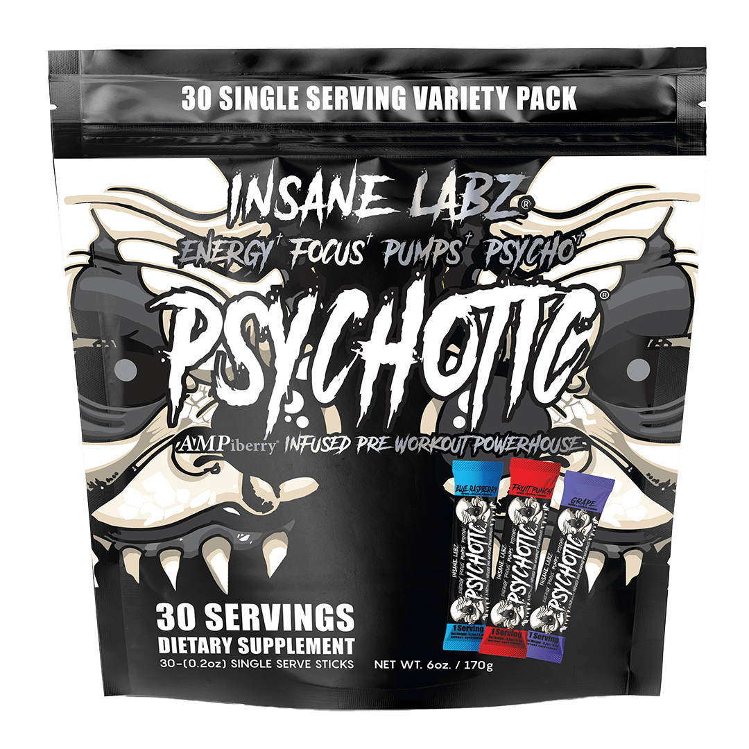 Psychotic Black 30 Stick Packs Variety Pack 