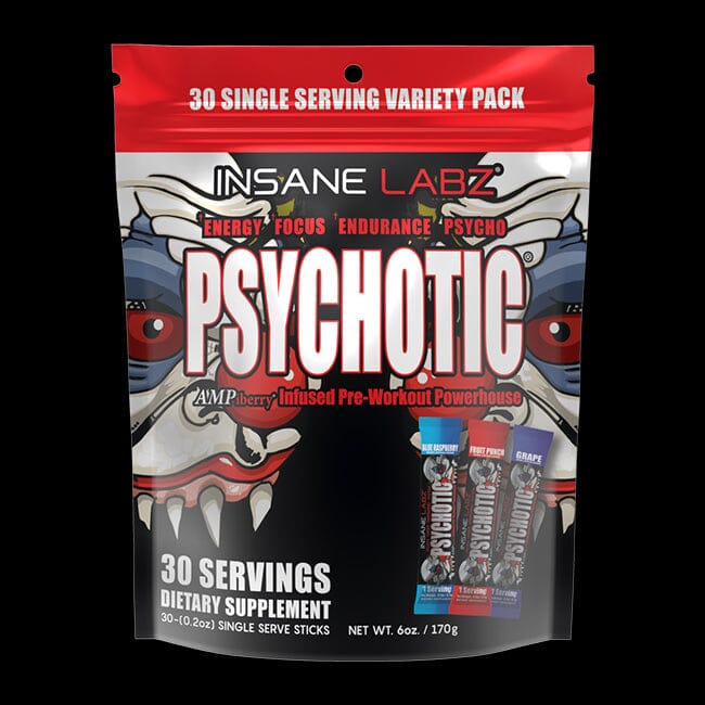 Psychotic 30 Single Serve Variety Pack 