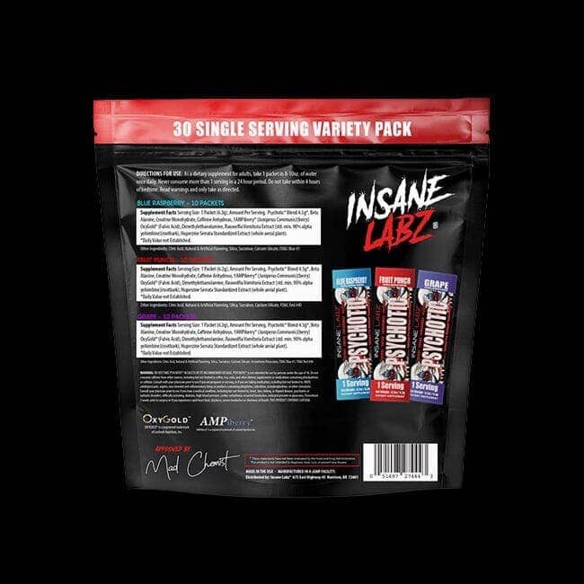 Single Serving Variety Packs - 30 Servings – Insane Labz