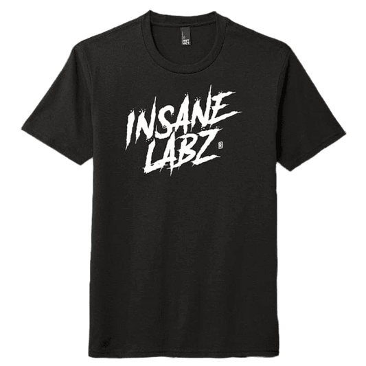 Insane Labz Logo Tee Black [White Logo] S 