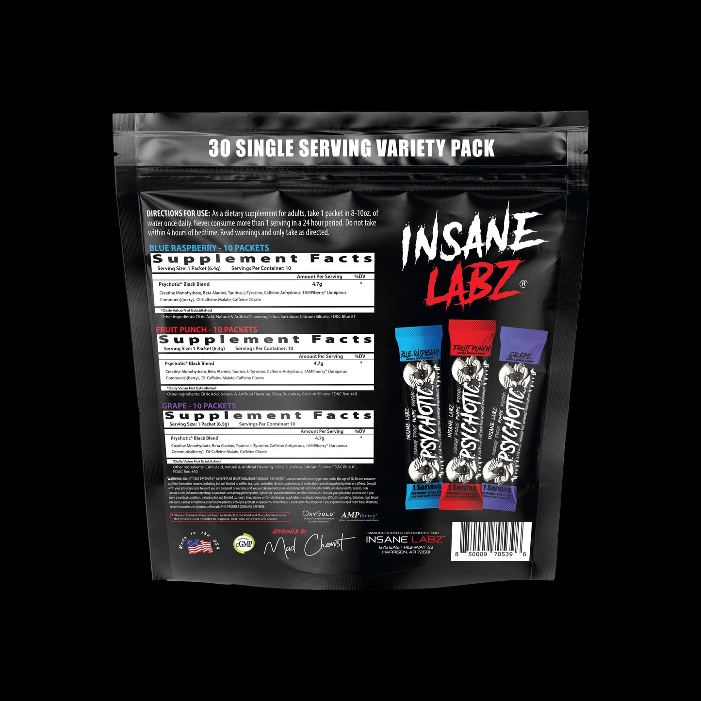 Single Serving Variety Packs - 30 Servings 