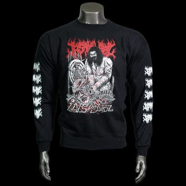 トップス Sold out Black Gutted Sweatshirt – Insane Labz