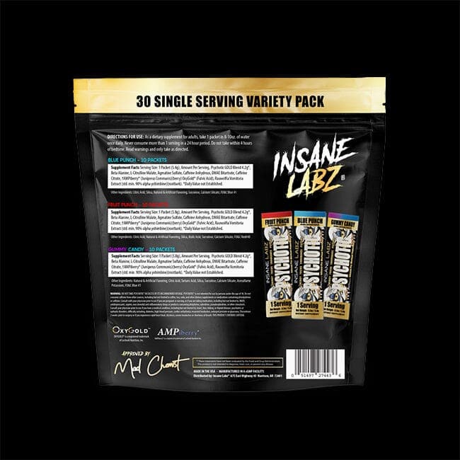 Psychotic Gold Variety Pack - 30 Servings 